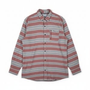 Ascend Finn Shirt Men XL Long Sleeve Button Front Zip Pocket Organic Cotton